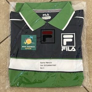 Official BNP Paribas Open Tennis Polo Shirt Mens Small